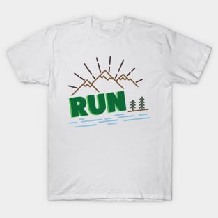 Run into the Mountains T-Shirt